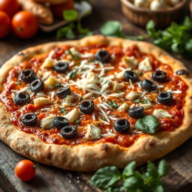 Artichoke and Olive Pizza: Mediterranean Gourmet