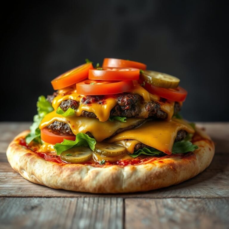 Cheeseburger Pizza: Burger Meets Pizza