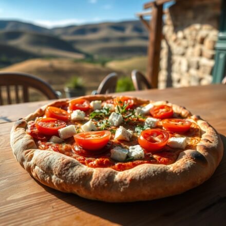 Greek Pizza Recipe: Thick Crust with Feta