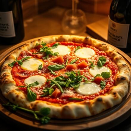 Prosciutto and Arugula Pizza: Elegant Italian Pizza