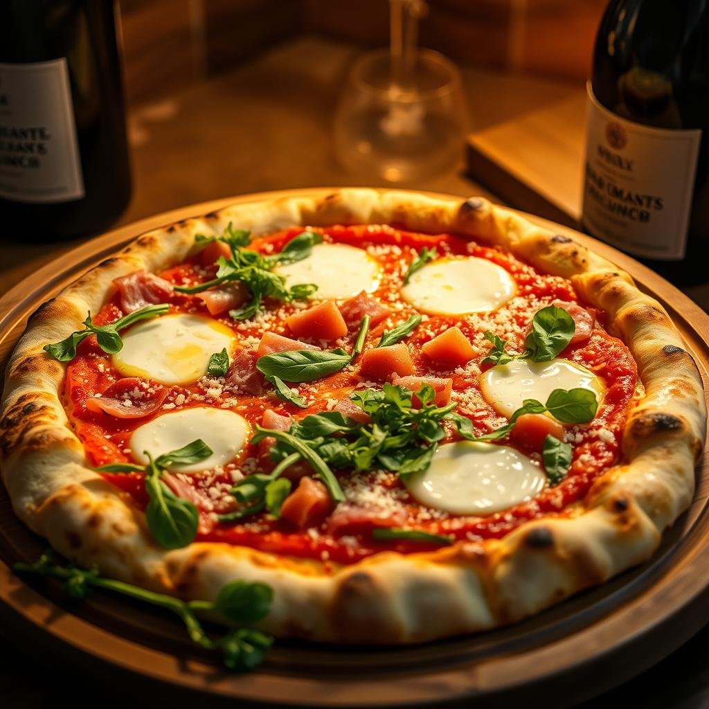 Prosciutto and Arugula Pizza: Elegant Italian Pizza