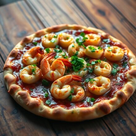 Shrimp Scampi Pizza: Garlic Butter Shrimp Pizza