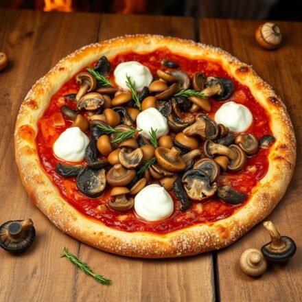 Wild Mushroom Pizza: Gourmet Mushroom Medley