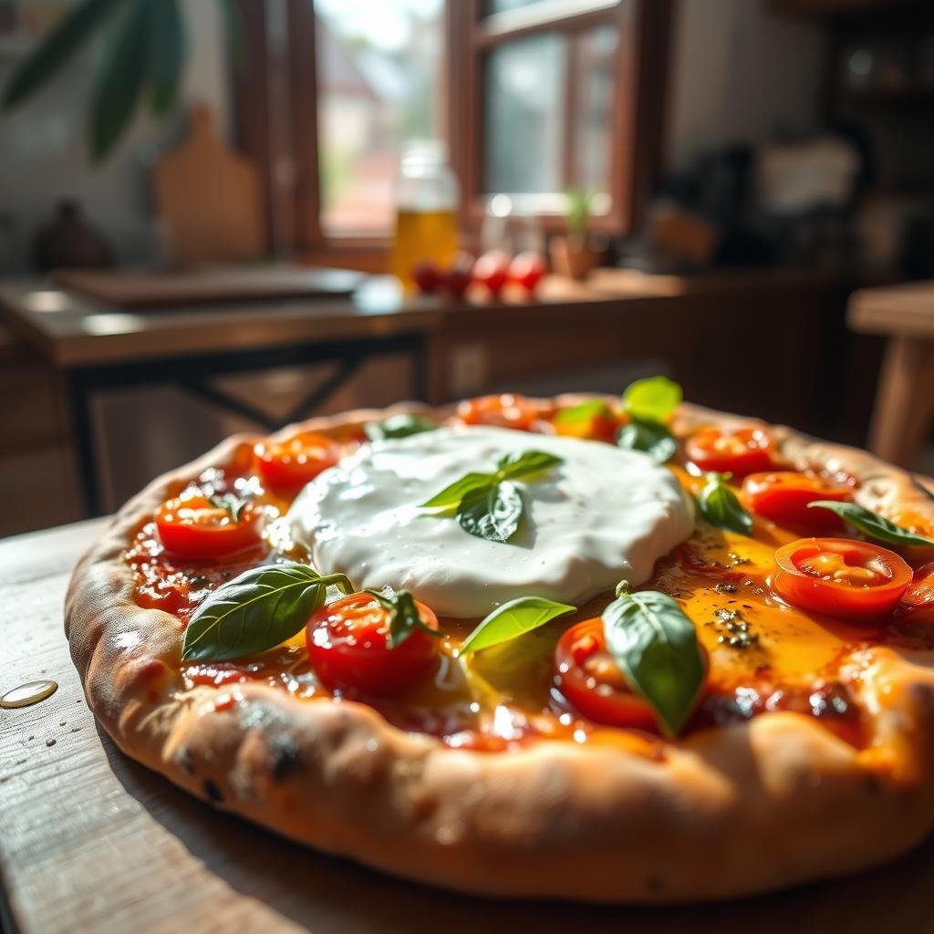 burrata pizza