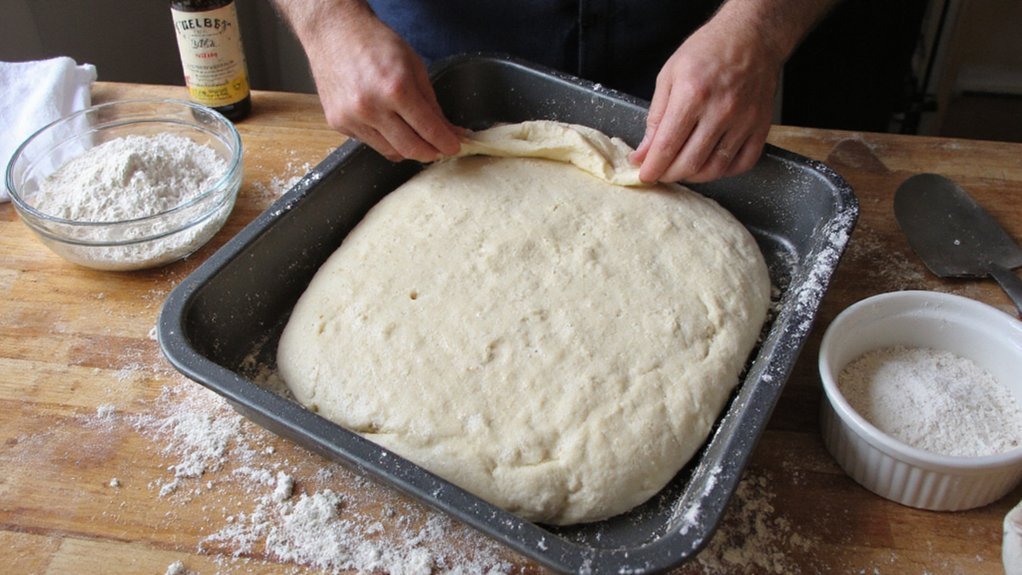 flour yeast olive oil