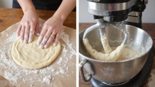 hand kneading vs mixer