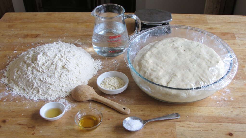 measured hydration cold fermentation