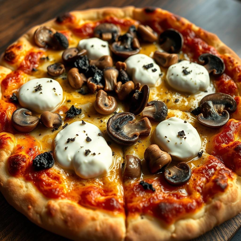 mushroom pizza