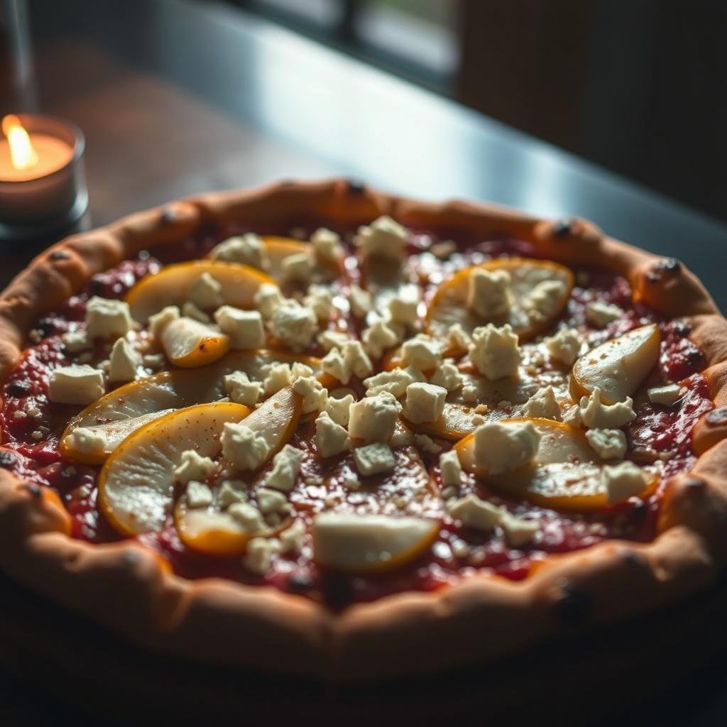 pear gorgonzola pizza
