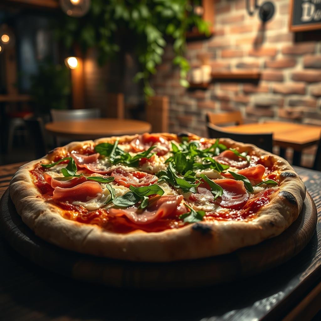 prosciutto arugula pizza