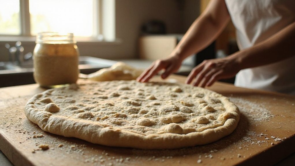 tangy sourdough artisan pizza