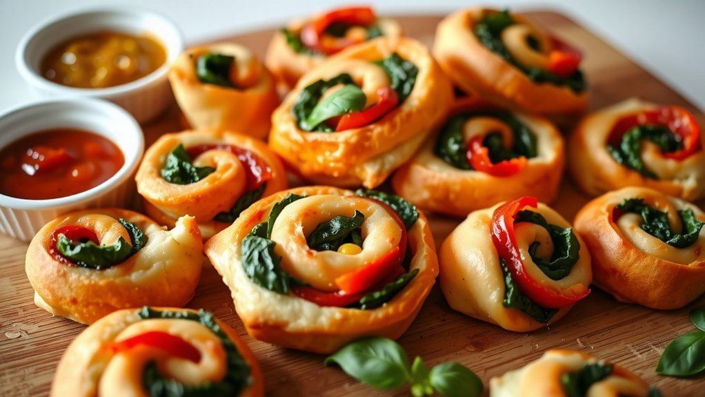 colorful veggie fillings zing