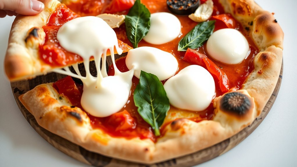 creamy dairy free mozzarella melts smoothly