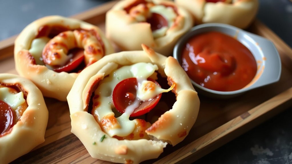 easy pepperoni swirls step by step