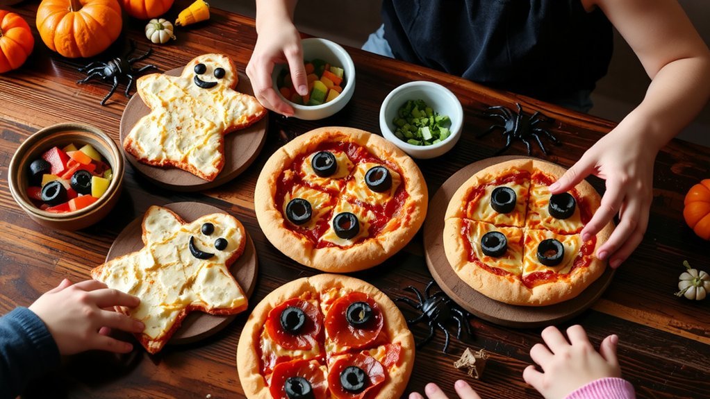 eyeball pepperoni with olives