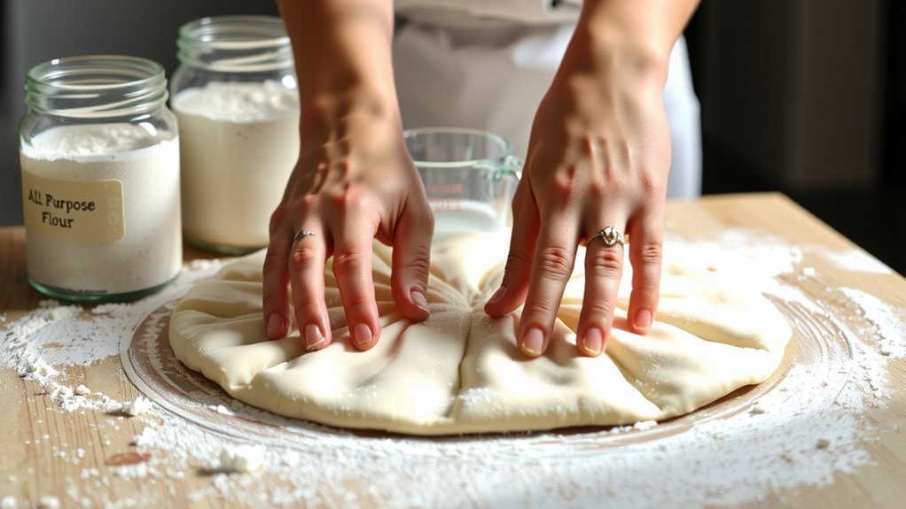 flour hydration dough feel