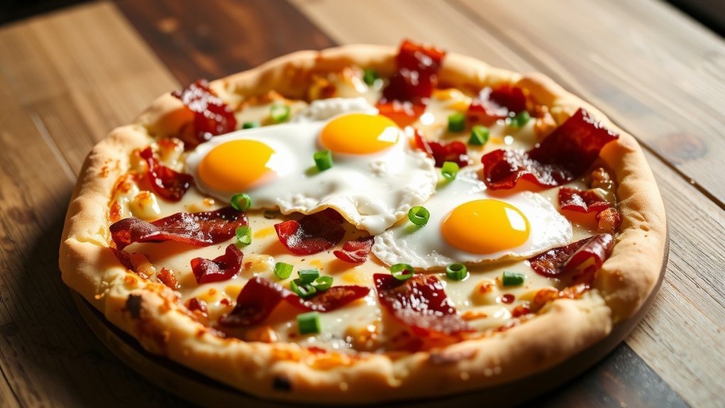 hash browns bacon pizza