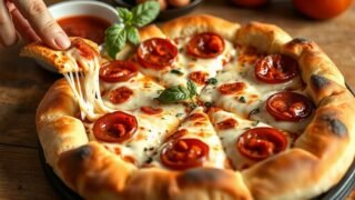 homemade stuffed crust pizza recipe