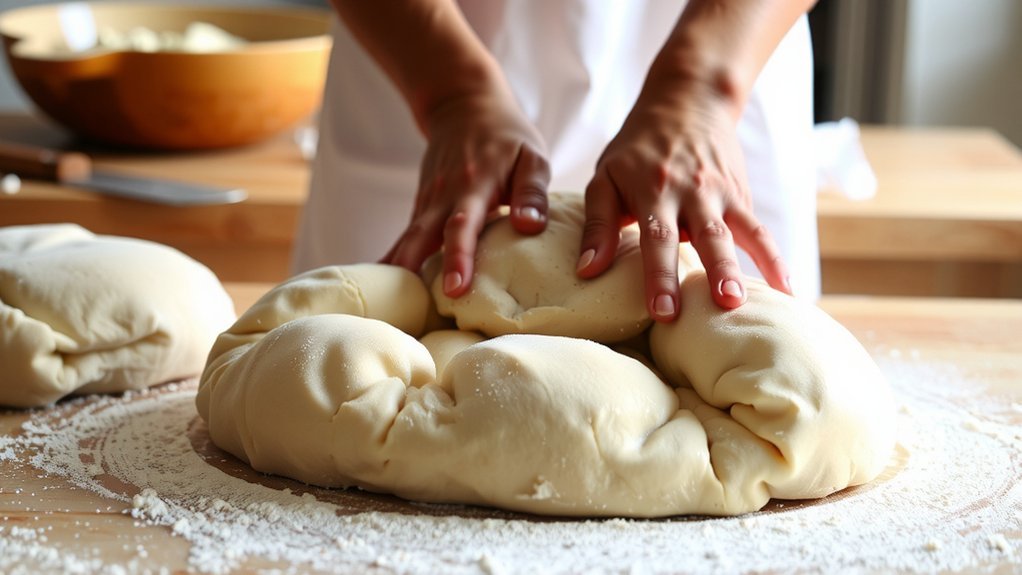 knead timing creates pockets