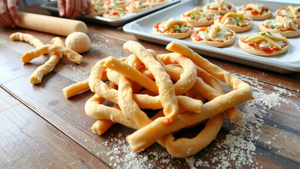 leftover pizza dough breadsticks