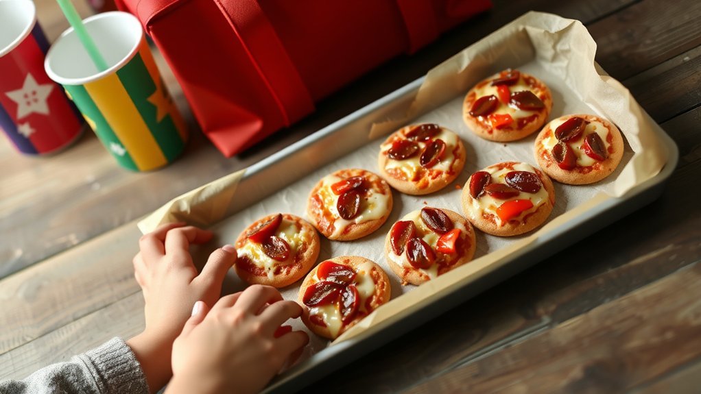 mini pizzas faster tidier