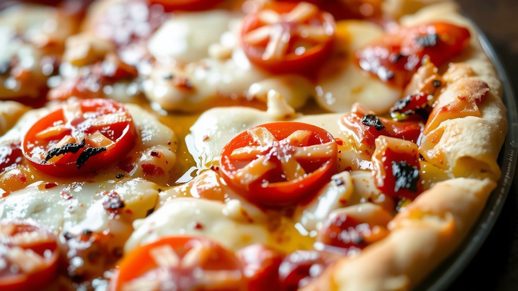 olive oil pan slicked crust