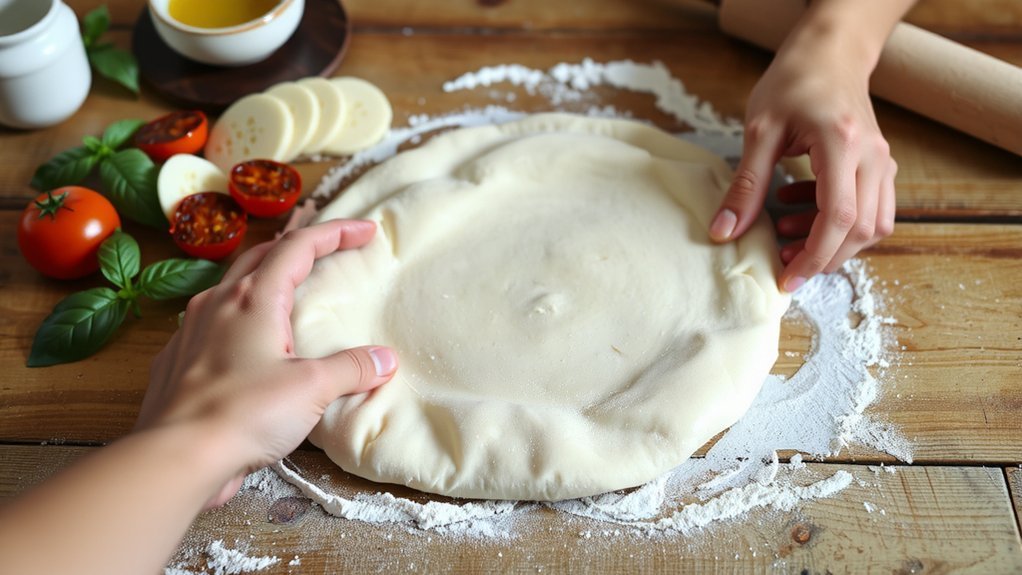 shaping stretching and toppings