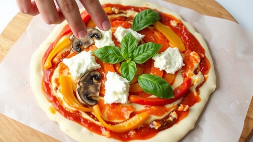 toppings layered for perfection