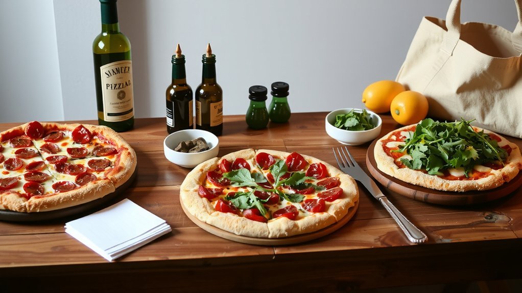 two easy pizza ideas