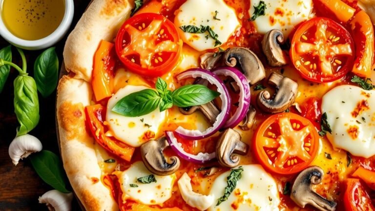 veggie supreme pizza garlic