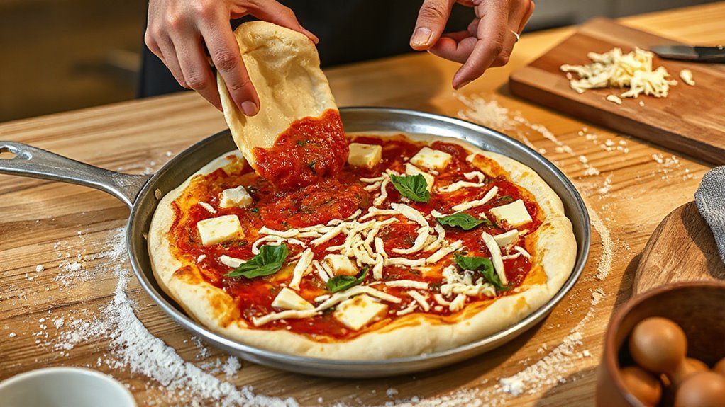 assemble sicilian pizza expertly