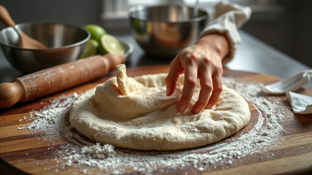 authentic homemade pizza base