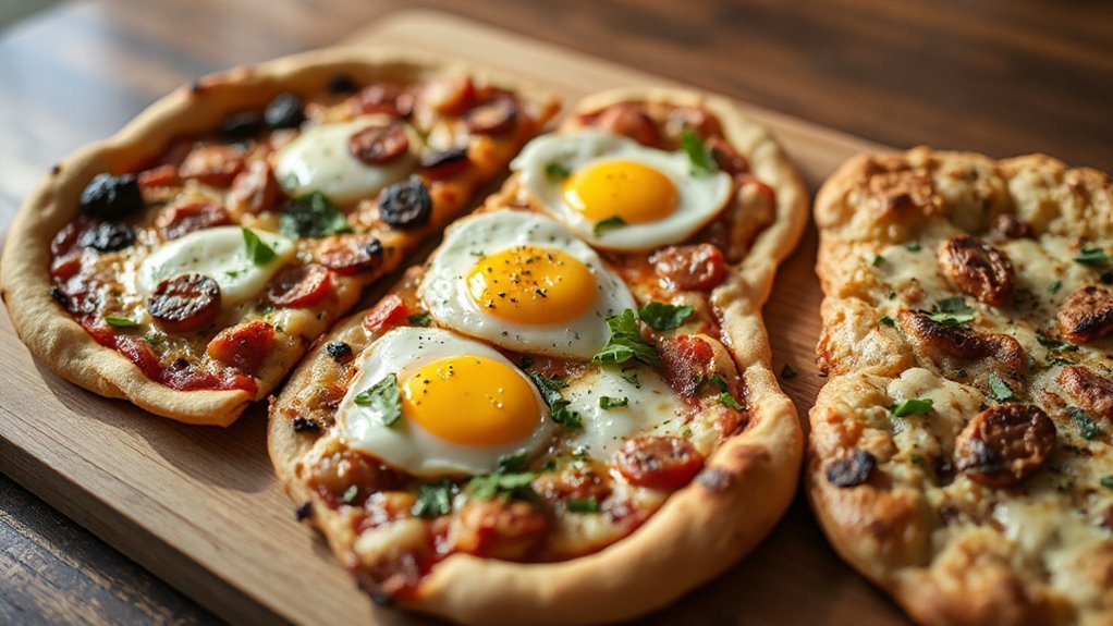 breakfast pizza base options