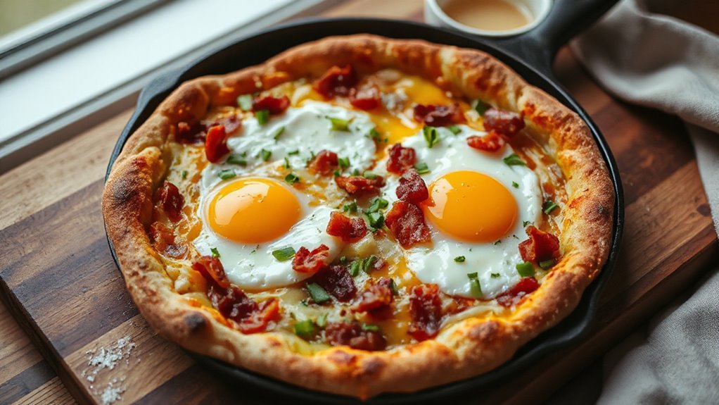 breakfast pizza crust options
