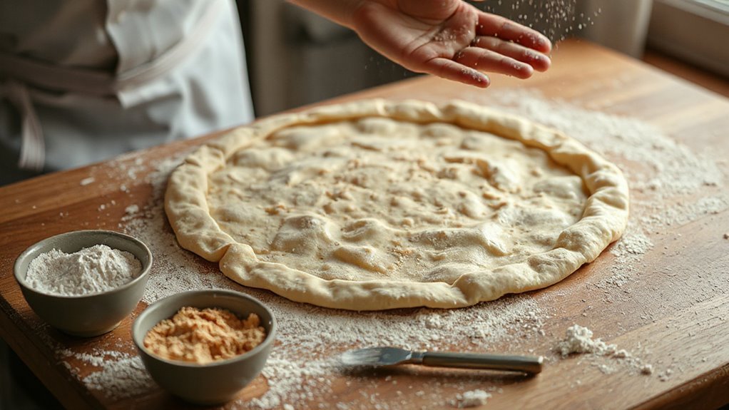 choosing flour for pizza