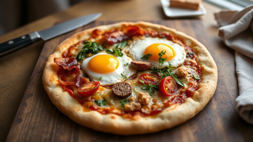 creative breakfast pizza toppings