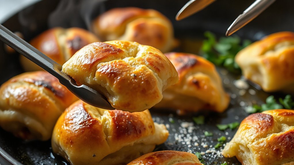 crispy golden pizza rolls