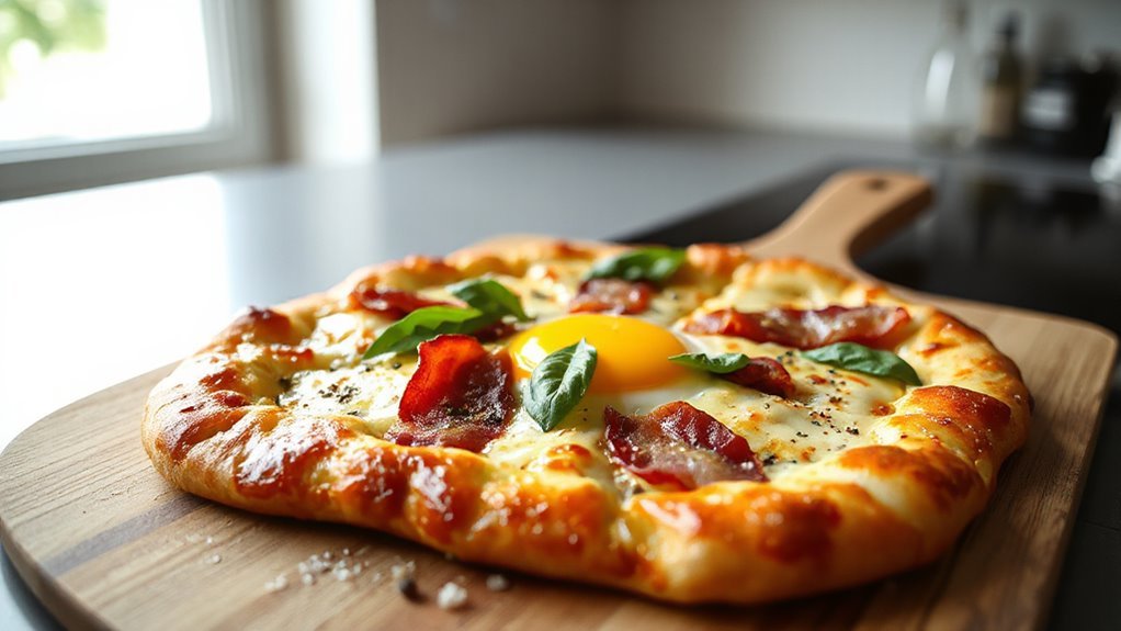 customize your breakfast pizza