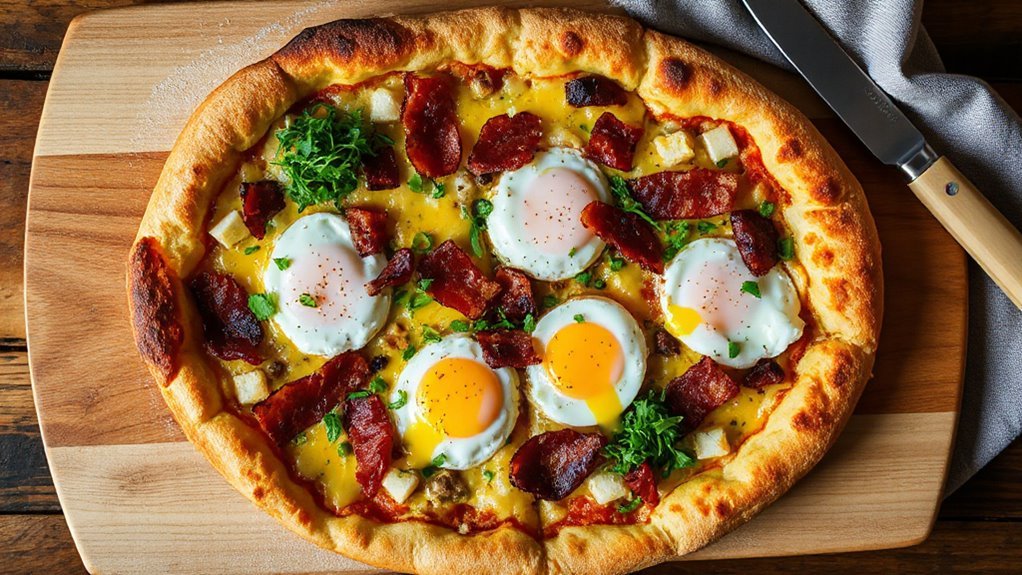 customize your breakfast pizza
