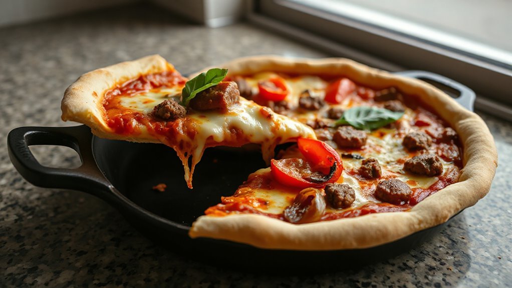 delicious deep dish toppings