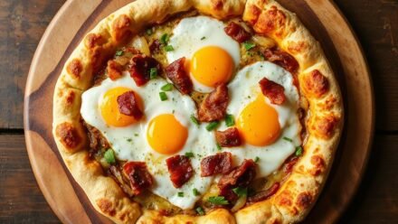 easy tasty breakfast pizza