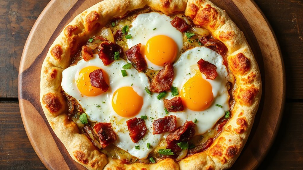 easy tasty breakfast pizza