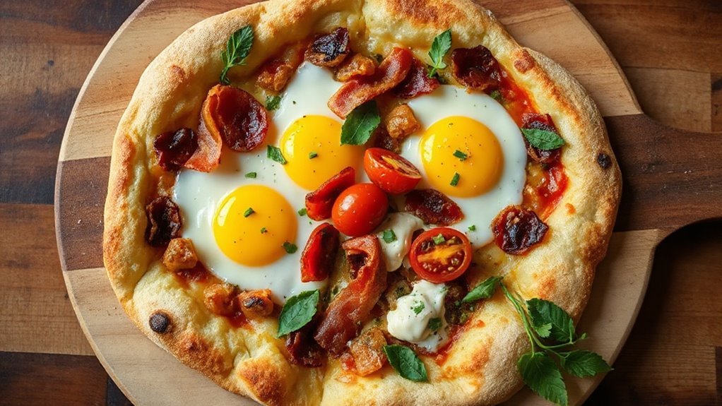 elevate breakfast pizza toppings