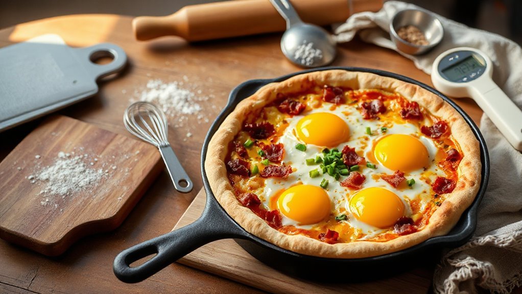 essential breakfast pizza tools
