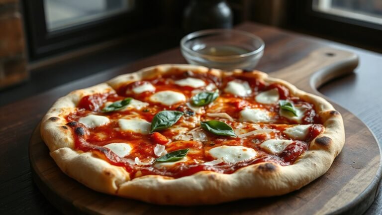 gourmet thin crust pizza