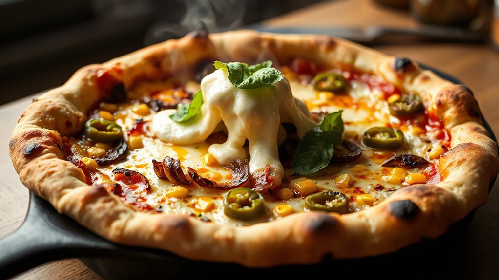 gourmet toppings creative pizza