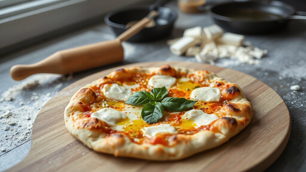 homemade thin crust pizza