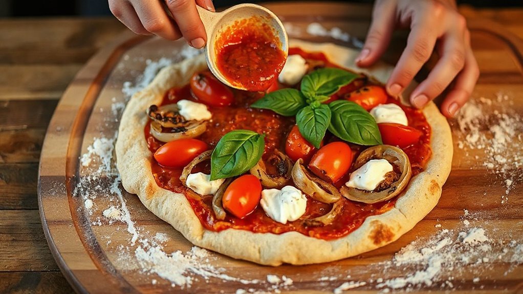 layer flavors vibrant toppings