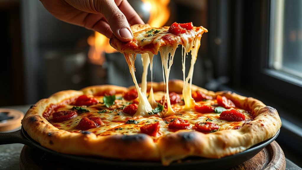 layered buttery pizza delight