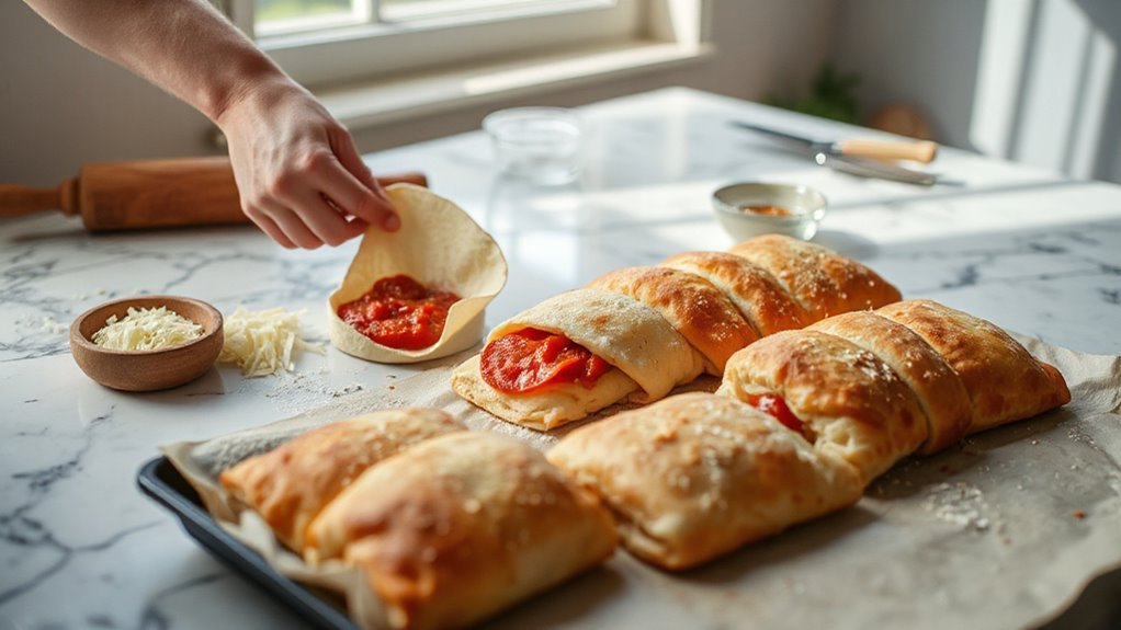 make pizza rolls deliciously